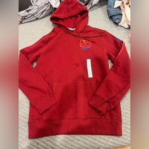 Sonoma Red Hoodie with Embroidered Logo